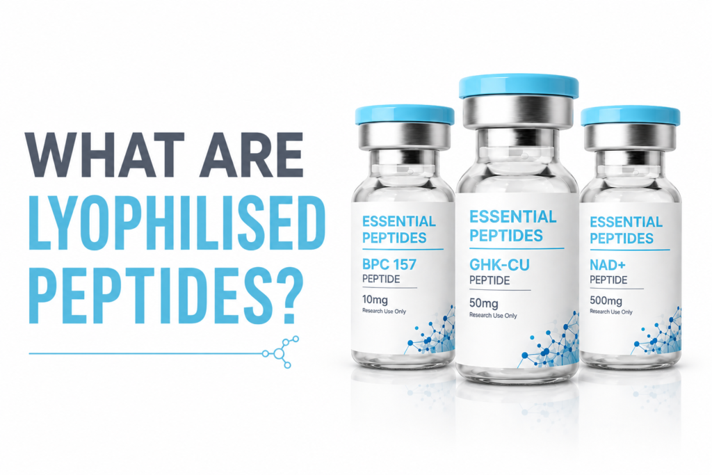 What Are Lyophilised Peptides? A Guide to Freeze-Dried Research Peptides
