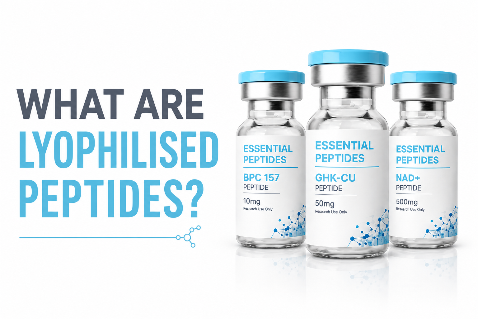 What Are Lyophilised Peptides? A Guide to Freeze-Dried Research Peptides