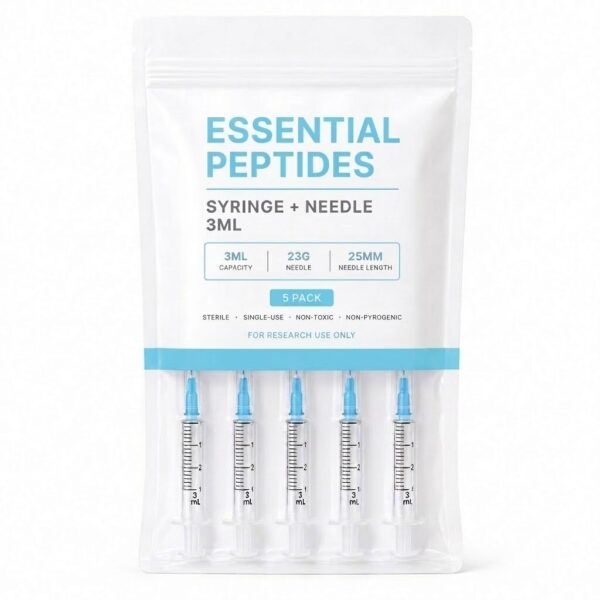 3ml Syringe & Needle 5 Pack