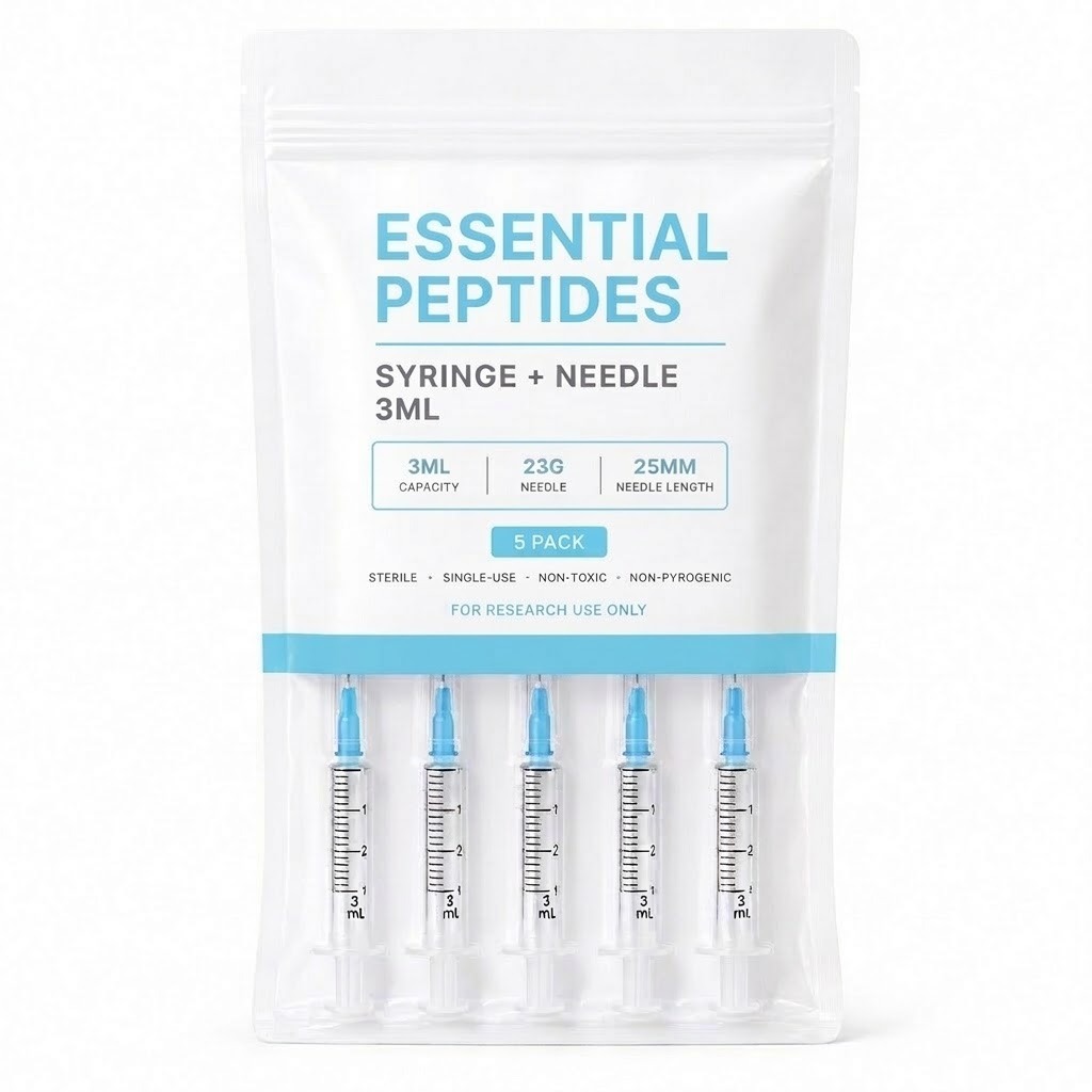 3ml Syringe & Needle 5 Pack
