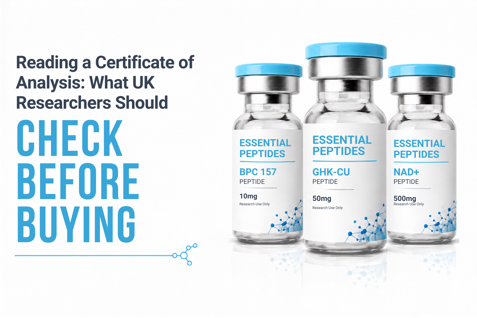 Reading a Certificate of Analysis: What UK Researchers Should Check Before Buying