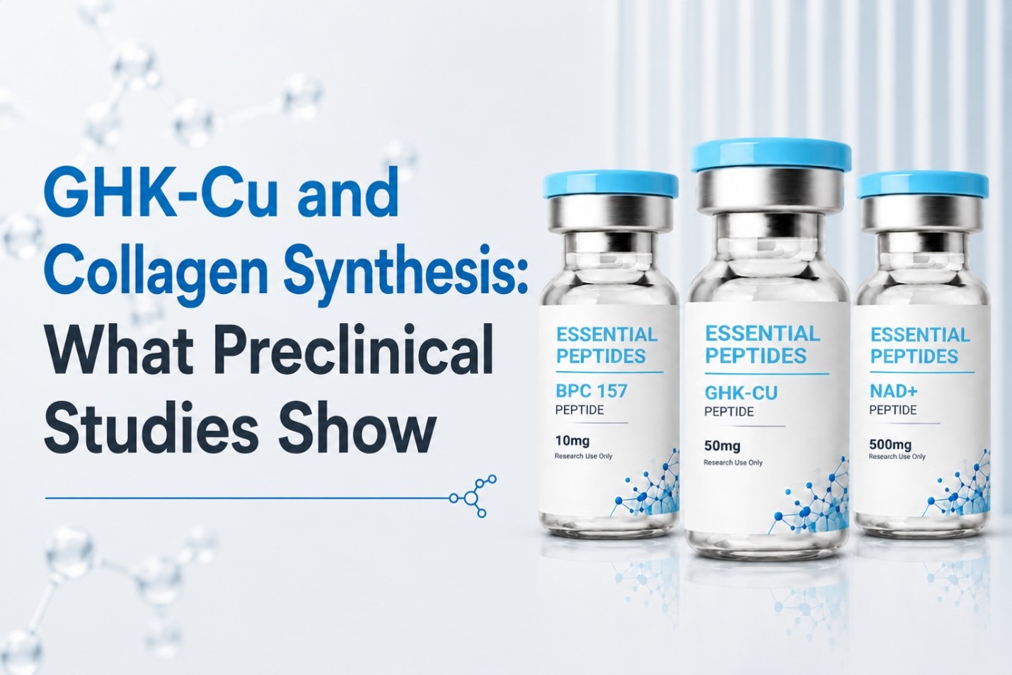 GHK-Cu and Collagen Synthesis: What Preclinical Studies Show