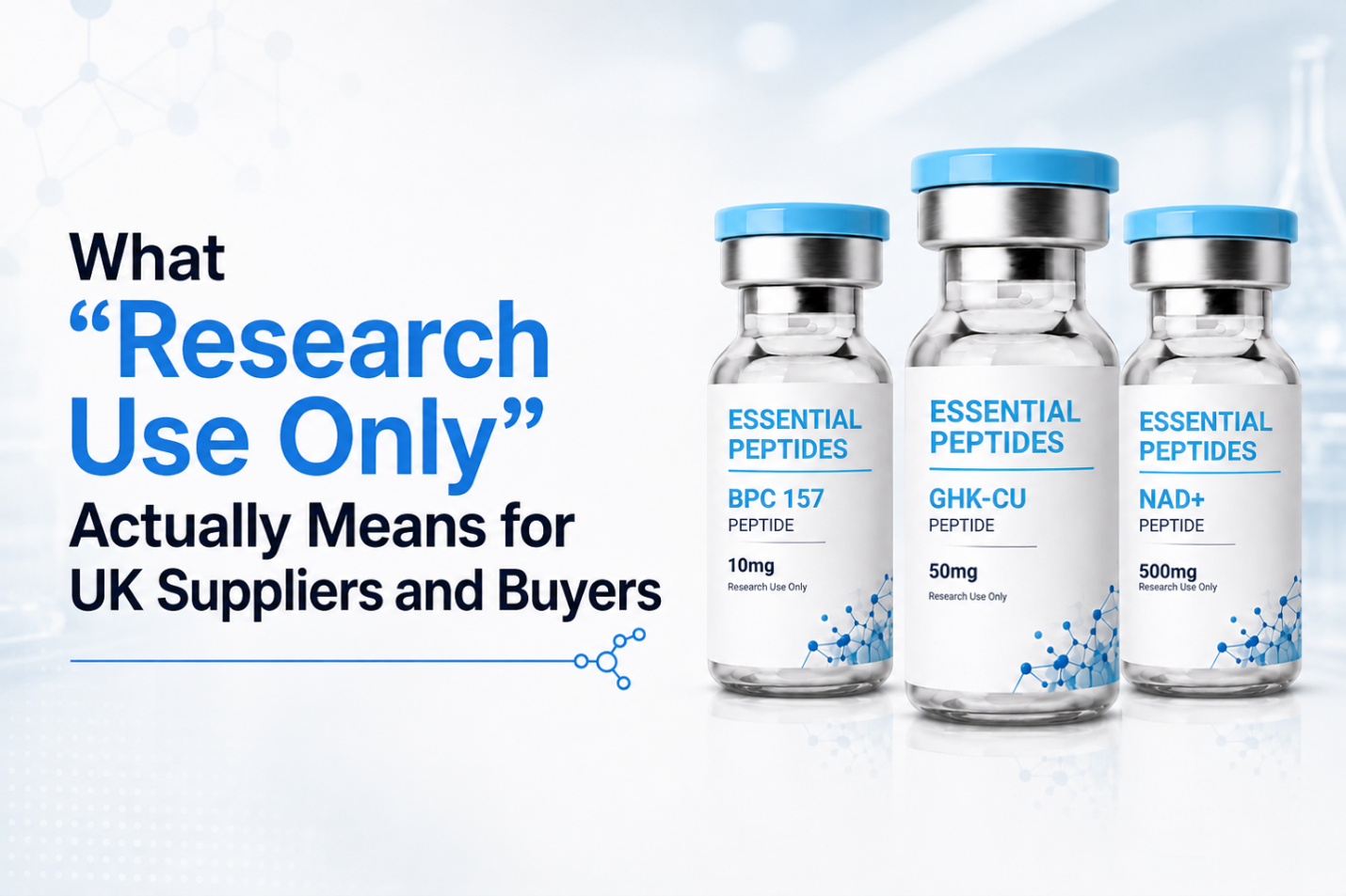 What “Research Use Only” Actually Means for UK Suppliers and Buyers