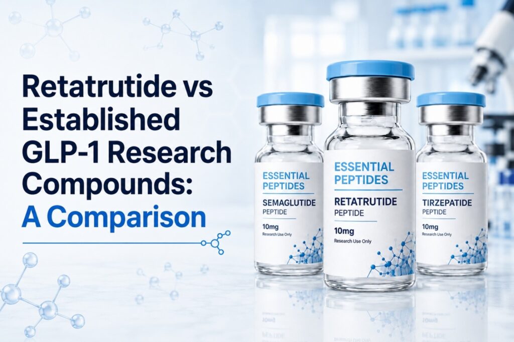 Retatrutide vs Established GLP-1 Research Compounds: A Comparison