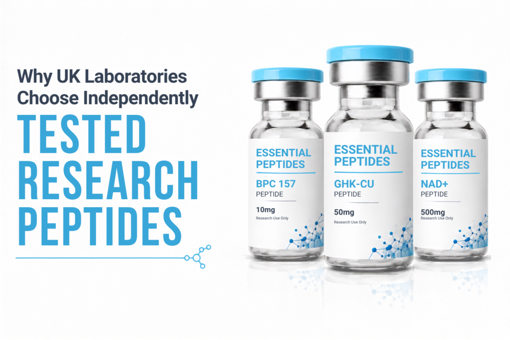 Why UK Laboratories Choose Independently Tested Research Peptides